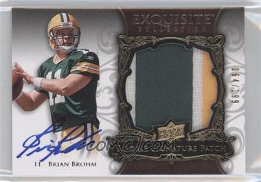 2008 Upper Deck Exquisite Collection - [Base] #146 - Rookie Signature Patch - Brian Brohm /199