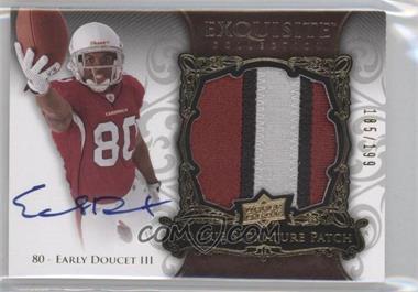 2008 Upper Deck Exquisite Collection - [Base] #150 - Rookie Signature Patch - Early Doucet III /199