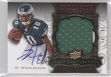 2008 Upper Deck Exquisite Collection - [Base] #154 - Rookie Signature Patch - DeSean Jackson /199