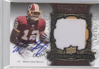 2008 Upper Deck Exquisite Collection - [Base] #158 - Rookie Signature Patch - Malcolm Kelly /199
