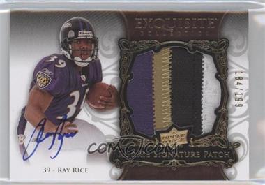 2008 Upper Deck Exquisite Collection - [Base] #162 - Rookie Signature Patch - Ray Rice /199