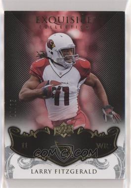 2008 Upper Deck Exquisite Collection - [Base] #2 - Larry Fitzgerald /75 [Noted]