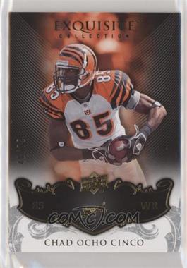2008 Upper Deck Exquisite Collection - [Base] #21 - Chad Johnson /75 [EX to NM]