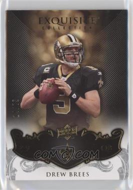 2008 Upper Deck Exquisite Collection - [Base] #61 - Drew Brees /75
