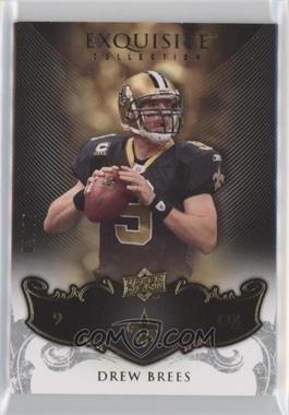 2008 Upper Deck Exquisite Collection - [Base] #61 - Drew Brees /75