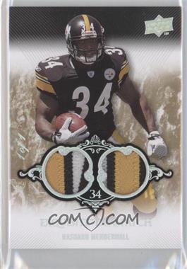 2008 Upper Deck Exquisite Collection - Dual Patch - Black #EP-44 - Rashard Mendenhall /1