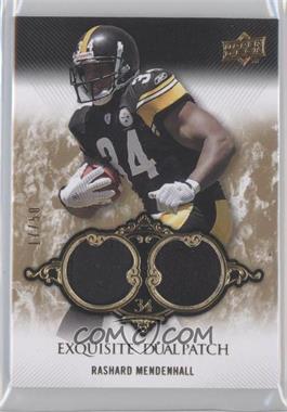 2008 Upper Deck Exquisite Collection - Dual Patch #EP-3 - Rashard Mendenhall /50