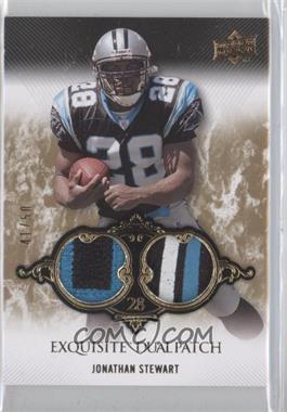 2008 Upper Deck Exquisite Collection - Dual Patch #EP-37 - Jonathan Stewart /50