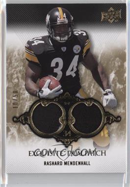 2008 Upper Deck Exquisite Collection - Dual Patch #EP-44 - Rashard Mendenhall /50