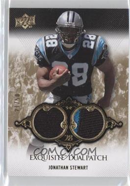 2008 Upper Deck Exquisite Collection - Dual Patch #EP-6 - Jonathan Stewart /50