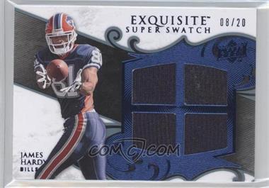 2008 Upper Deck Exquisite Collection - Super Swatch - Blue #SS-JH - James Hardy /20