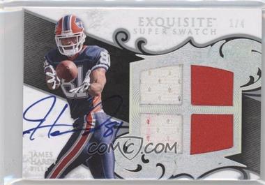 2008 Upper Deck Exquisite Collection - Super Swatch - Signatures #SS-JH - James Hardy /4