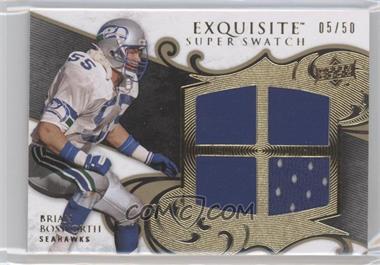 2008 Upper Deck Exquisite Collection - Super Swatch #SS-BO - Brian Bosworth /50