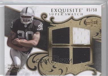 2008 Upper Deck Exquisite Collection - Super Swatch #SS-DM - Darren McFadden /50