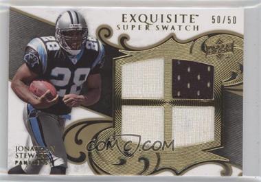 2008 Upper Deck Exquisite Collection - Super Swatch #SS-ST - Jonathan Stewart /50