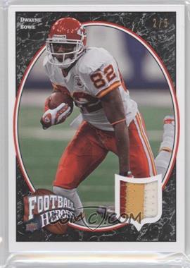 2008 Upper Deck Football Heroes - [Base] - Black Patch #38 - Dwayne Bowe /5 [Noted]