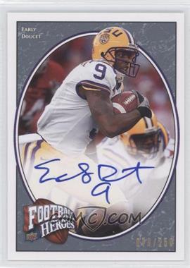 2008 Upper Deck Football Heroes - [Base] - Blue Autographs #142 - Rookie Heroes - Early Doucet III /250