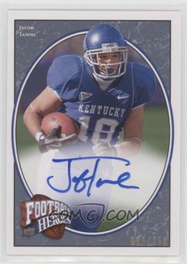 2008 Upper Deck Football Heroes - [Base] - Blue Autographs #150 - Rookie Heroes - Jacob Tamme /250