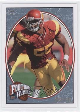 2008 Upper Deck Football Heroes - [Base] - Blue #165 - Rookie Heroes - Keith Rivers /125