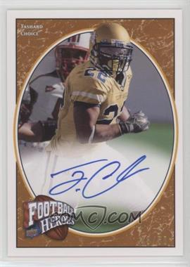 2008 Upper Deck Football Heroes - [Base] - Bronze Autographs #194 - Rookie Heroes - Tashard Choice