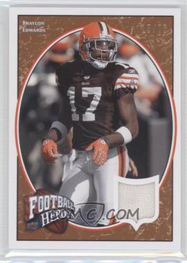 2008 Upper Deck Football Heroes - [Base] - Bronze Jerseys #11 - Braylon Edwards /75