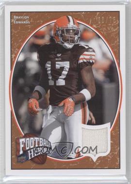 2008 Upper Deck Football Heroes - [Base] - Bronze Jerseys #11 - Braylon Edwards /75