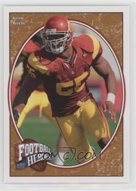 2008 Upper Deck Football Heroes - [Base] - Bronze #165 - Rookie Heroes - Keith Rivers /75