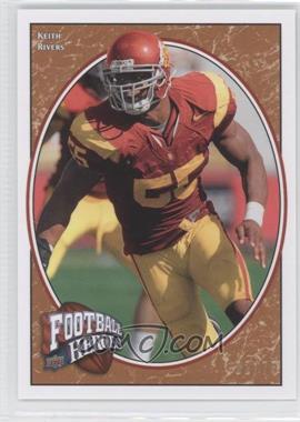 2008 Upper Deck Football Heroes - [Base] - Bronze #165 - Rookie Heroes - Keith Rivers /75