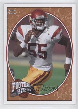 2008 Upper Deck Football Heroes - [Base] - Bronze #166 - Rookie Heroes - Keith Rivers /75