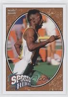 Sports Heroes - Michael Johnson #/75