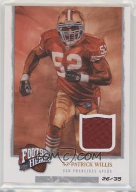 2008 Upper Deck Football Heroes - [Base] - Gold Jerseys #73 - Patrick Willis /35