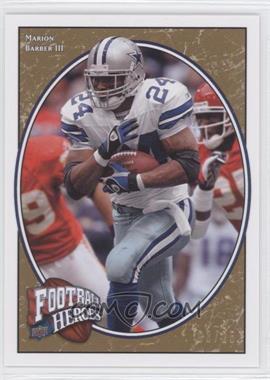 2008 Upper Deck Football Heroes - [Base] - Gold #63 - Marion Barber III /25