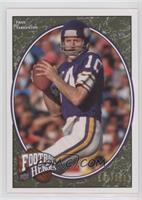 Legendary Heroes - Fran Tarkenton #/350