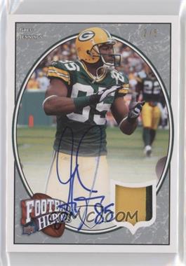 2008 Upper Deck Football Heroes - [Base] - Patch Autographs #71 - Greg Jennings /5