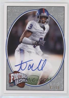 2008 Upper Deck Football Heroes - [Base] - Platinum Autographs #110 - Rookie Heroes - Aqib Talib /10