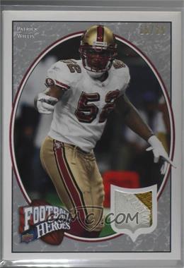 2008 Upper Deck Football Heroes - [Base] - Platinum Patch #75 - Patrick Willis /25 [Noted]
