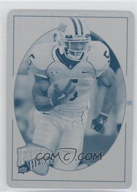 2008 Upper Deck Football Heroes - [Base] - Printing Plate Cyan #188 - Rookie Heroes - Rashard Mendenhall /1