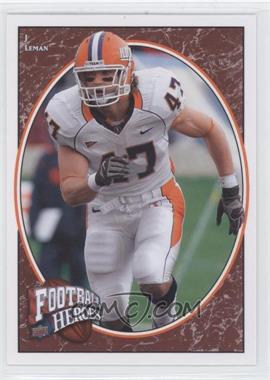 2008 Upper Deck Football Heroes - [Base] #155 - Rookie Heroes - J Leman