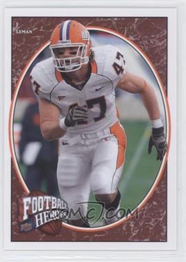 2008 Upper Deck Football Heroes - [Base] #155 - Rookie Heroes - J Leman