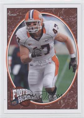 2008 Upper Deck Football Heroes - [Base] #155 - Rookie Heroes - J Leman