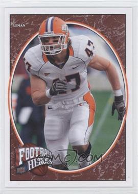 2008 Upper Deck Football Heroes - [Base] #155 - Rookie Heroes - J Leman