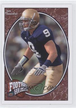 2008 Upper Deck Football Heroes - [Base] #197 - Rookie Heroes - Tom Zbikowski