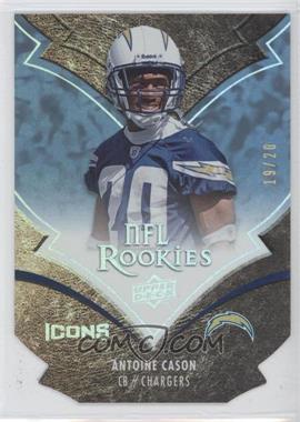 2008 Upper Deck Icons - [Base] - Blue Die-Cut #107 - Antoine Cason /20