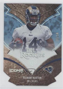 2008 Upper Deck Icons - [Base] - Blue Die-Cut #155 - Keenan Burton /14