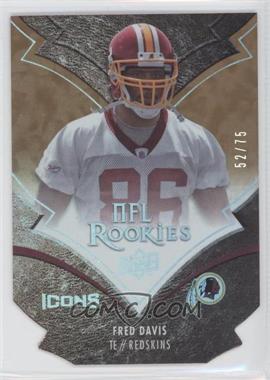 2008 Upper Deck Icons - [Base] - Gold Die-Cut #134 - Fred Davis /75