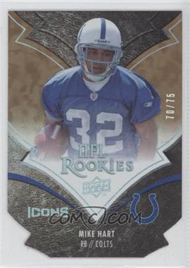 2008 Upper Deck Icons - [Base] - Gold Die-Cut #174 - Mike Hart /75