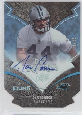 2008 Upper Deck Icons - [Base] - Rookie Autographs Blue Die-Cut #121 - Dan Connor /25