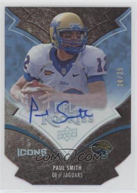 2008 Upper Deck Icons - [Base] - Rookie Autographs Blue Die-Cut #177 - Paul Smith /25