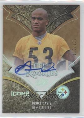 2008 Upper Deck Icons - [Base] - Rookie Autographs Rainbow #111 - Bruce Davis /135