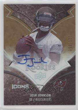 2008 Upper Deck Icons - [Base] - Rookie Autographs Rainbow #152 - Josh Johnson /135